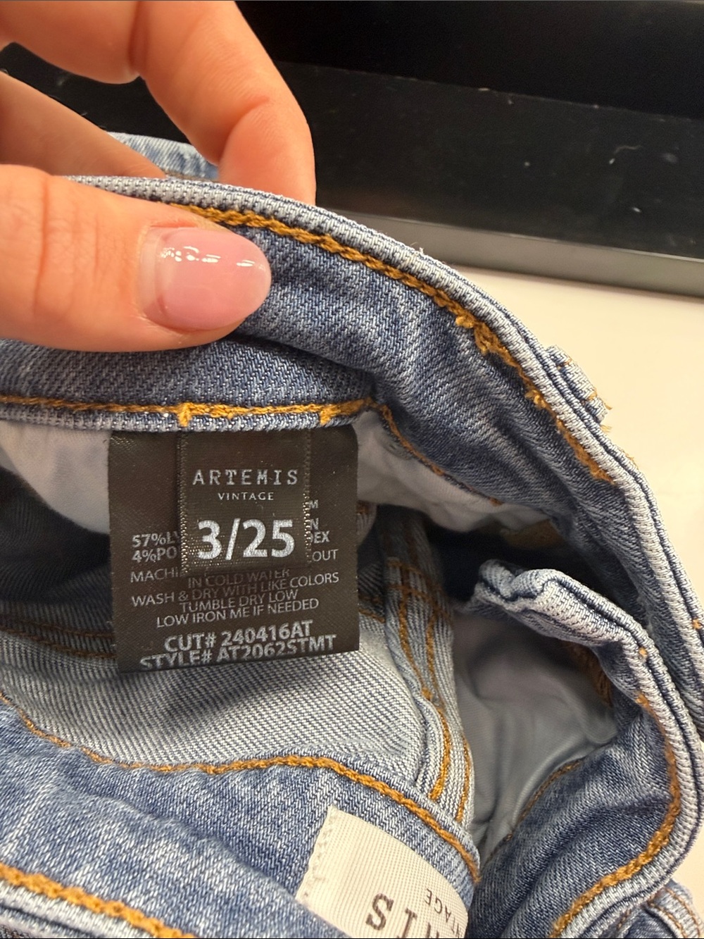 Artemis Design Co. Light Blue Straight Leg Jeans - stretch fit!!! - Picture 2 of 4